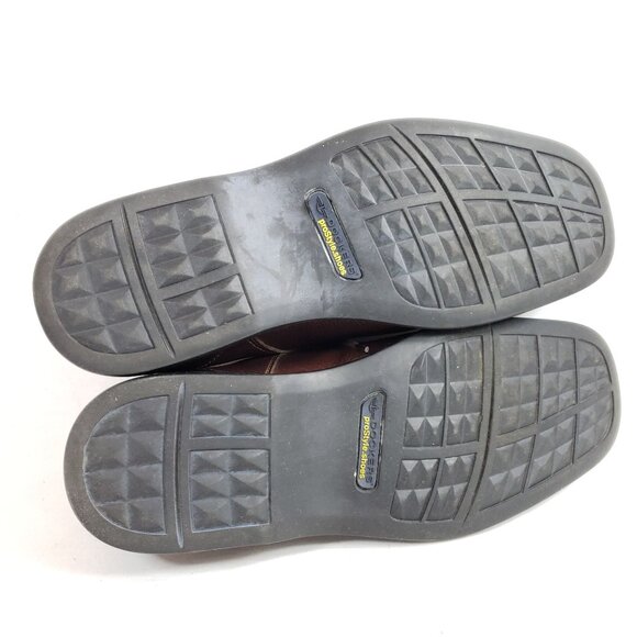 Dockers Mens Size 13 Bicycle Toe Brown Leather Lace-Up Shoes - Picture 8 of 9